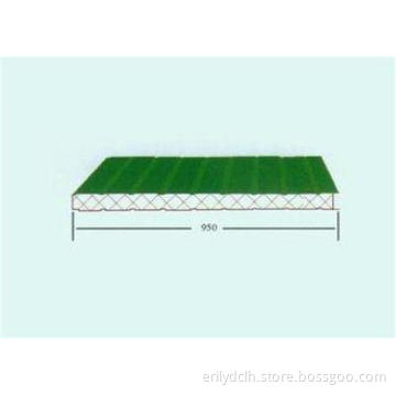 heat preservation Metal Composite Roof Panels / board , 950